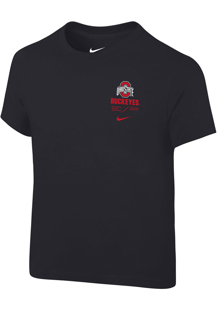 Nike Ohio State Buckeyes Toddler Black SL Team Issue Short Sleeve T-Shirt