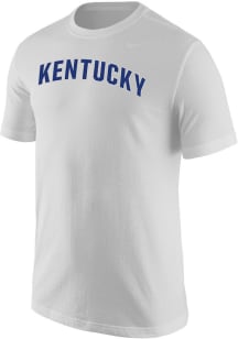 Nike Kentucky Wildcats White Core Arched Name Short Sleeve T Shirt