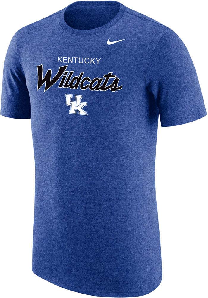 Nike Kentucky Wildcats Blue Arch Mascot Short Sleeve Fashion T Shirt