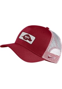 Nike Arkansas Razorbacks C99 Trucker Adjustable Hat - Red