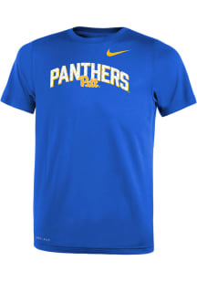 Nike Pitt Panthers Boys Blue SL Legend Team Issue Short Sleeve T-Shirt