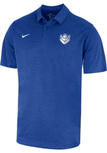 Nike Saint Louis Billikens Mens Blue Heather Short Sleeve Polo