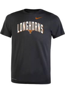 Nike Texas Longhorns Boys Black SL Legend Team Issue Short Sleeve T-Shirt
