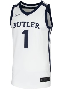 Nike Butler Bulldogs White Replica Jersey