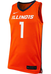 Nike Illinois Fighting Illini Orange Replica Jersey