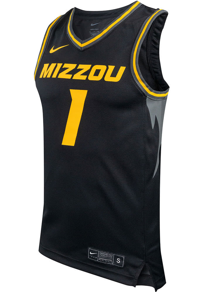 Nike Missouri Tigers Replica Basketball Jersey - BLACK