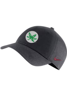 Nike Ohio State Buckeyes H86 Logo Campus Adjustable Hat - Grey