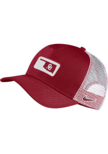 Nike Oklahoma Sooners C99 Trucker Adjustable Hat - Crimson