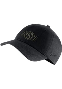 Nike Oklahoma State Cowboys H86 Logo Campus Adjustable Hat - Black