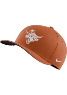 Nike Texas Longhorns Mens Burnt Orange Swoosh Flex Hat