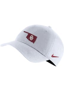 Nike Oklahoma Sooners H86 Logo Campus Adjustable Hat - Crimson
