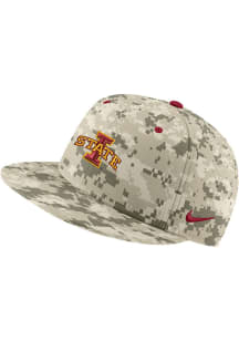 Nike Iowa State Cyclones Mens Tan Aero True On-Field Baseball Fitted Hat