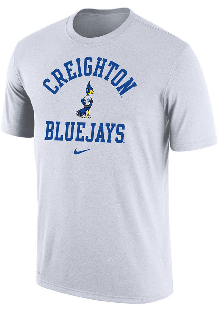 Nike Creighton Bluejays WHITE DriFIT Vintage Short Sleeve T Shirt Nike Creighton Bluejays WHITE DriFIT Vintage Short Sleeve T Shirt