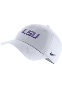 Nike LSU Tigers H86 Logo Adjustable Hat - White