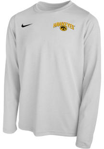 Nike Iowa Hawkeyes Youth Black SL Legend Team Issue Long Sleeve T-Shirt