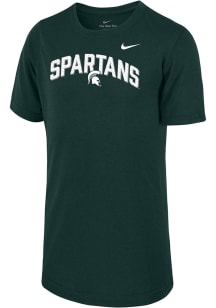 Nike Michigan State Spartans Youth Green SL Legend Team Issue Short Sleeve T-Shirt