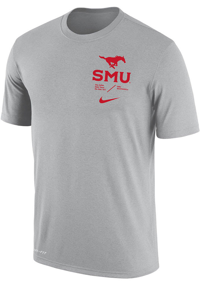 SMU White Mustang 3/4 Sleeve Twirl Bodysuit main image 1