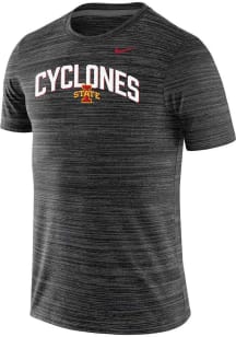 Nike Iowa State Cyclones Black Velocity Team Issue Short Sleeve T Shirt