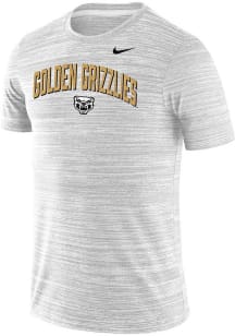 Nike Oakland University Golden Grizzlies White Velocity Team Issue Short Sleeve T Shirt