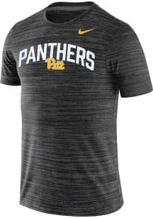 Nike Pitt Panthers Black Velocity Team Issue Short Sleeve T Shirt