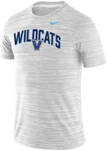 Nike Villanova Wildcats White Velocity Team Issue Short Sleeve T Shirt