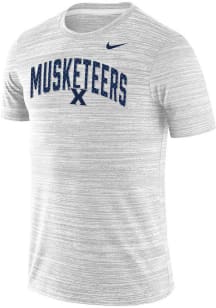 Nike Xavier Musketeers White Velocity Team Issue Short Sleeve T Shirt