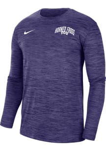Nike TCU Horned Frogs Purple Velocity Team Issue Long Sleeve T-Shirt