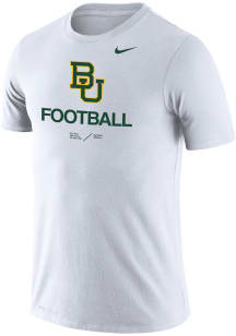 Nike Baylor Bears White Legend Football Locker Room Short Sleeve T Shirt