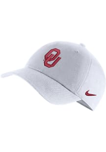 Nike Oklahoma Sooners H86 Logo Adjustable Hat - White