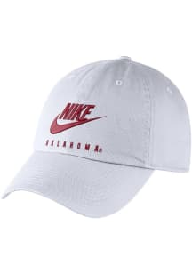 Nike Oklahoma Sooners H86 Futura Adjustable Hat - White