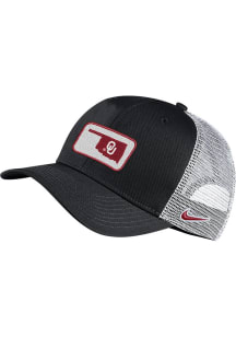 Nike Oklahoma Sooners C99 Trucker Adjustable Hat - Black