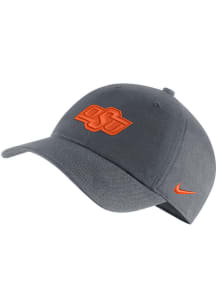 Nike Oklahoma State Cowboys H86 Logo Adjustable Hat - Grey