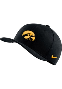 Nike Iowa Hawkeyes Mens Black C99 Swoosh Flex Hat