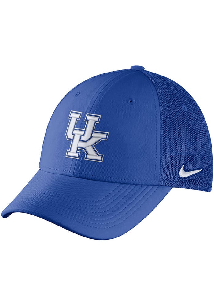 Kentucky Wildcats Dry L91 Mesh Swoosh Blue Nike Flex Hat