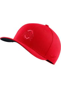 Nike Ohio State Buckeyes Mens Red C99 Swoosh Flex Hat