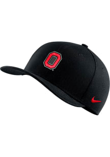Nike Ohio State Buckeyes Mens Black C99 Swoosh Flex Hat