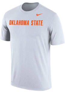 Nike Oklahoma State Cowboys White DriFIT Wordmark Short Sleeve T Shirt