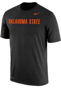 Nike Oklahoma State Cowboys Black DriFIT Cowboys Script Short Sleeve T Shirt