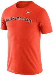 Nike Oklahoma State Cowboys Orange DriFIT Legend Arch Name Short Sleeve T Shirt
