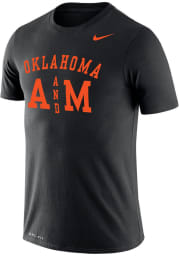 Nike Oklahoma State Cowboys Black DriFIT Legend Vintage Logo Short Sleeve T Shirt