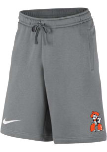 Nike Oklahoma State Cowboys Mens Grey Club Fleece Shorts