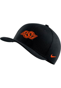 Nike Oklahoma State Cowboys Mens Black C99 Swoosh Flex Hat