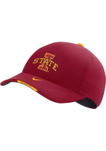 Nike Iowa State Cyclones Mens Red 2022 Sideline C99 Flex Hat