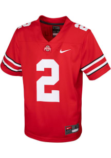 Chase Young Ohio State Buckeyes Youth Red Nike Name and Number Football Jersey