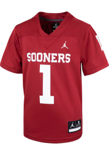 Kyler Murray Oklahoma Sooners Youth Cardinal Nike Name and Number Football Jersey