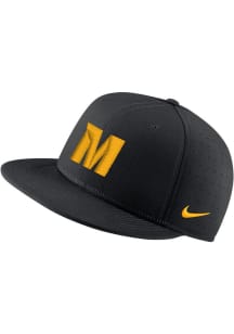 Nike Missouri Tigers Mens Black Aero True On-Field Baseball Fitted Hat
