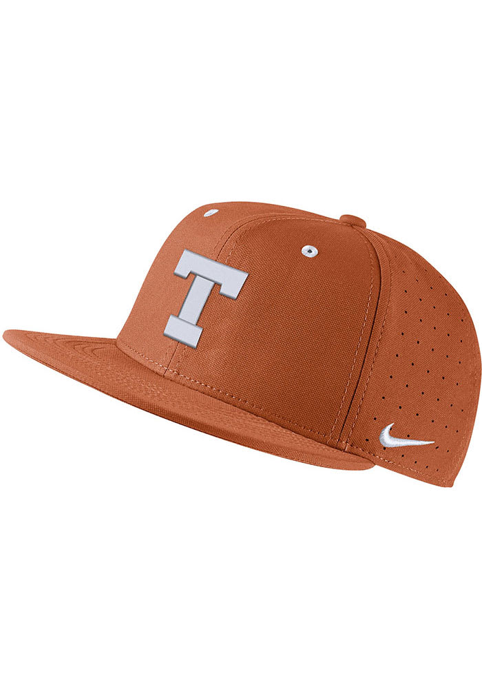 Burnt Orange Texas Longhorn Nike Aero True Fitted-On Field Baseball Cap (C-16835) (Size: 7 5/8) | Sue Patrick