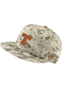 Nike Texas Longhorns Mens Tan Aero True On-Field Baseball Fitted Hat