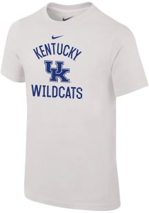 Nike Kentucky Wildcats Youth White Vintage Short Sleeve T-Shirt