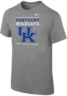 Nike Kentucky Wildcats Youth Grey New Wildcat Short Sleeve T-Shirt